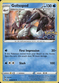 Golisopod 026/078 Holo Rare Pokemon GO Pokemon Lightly Played