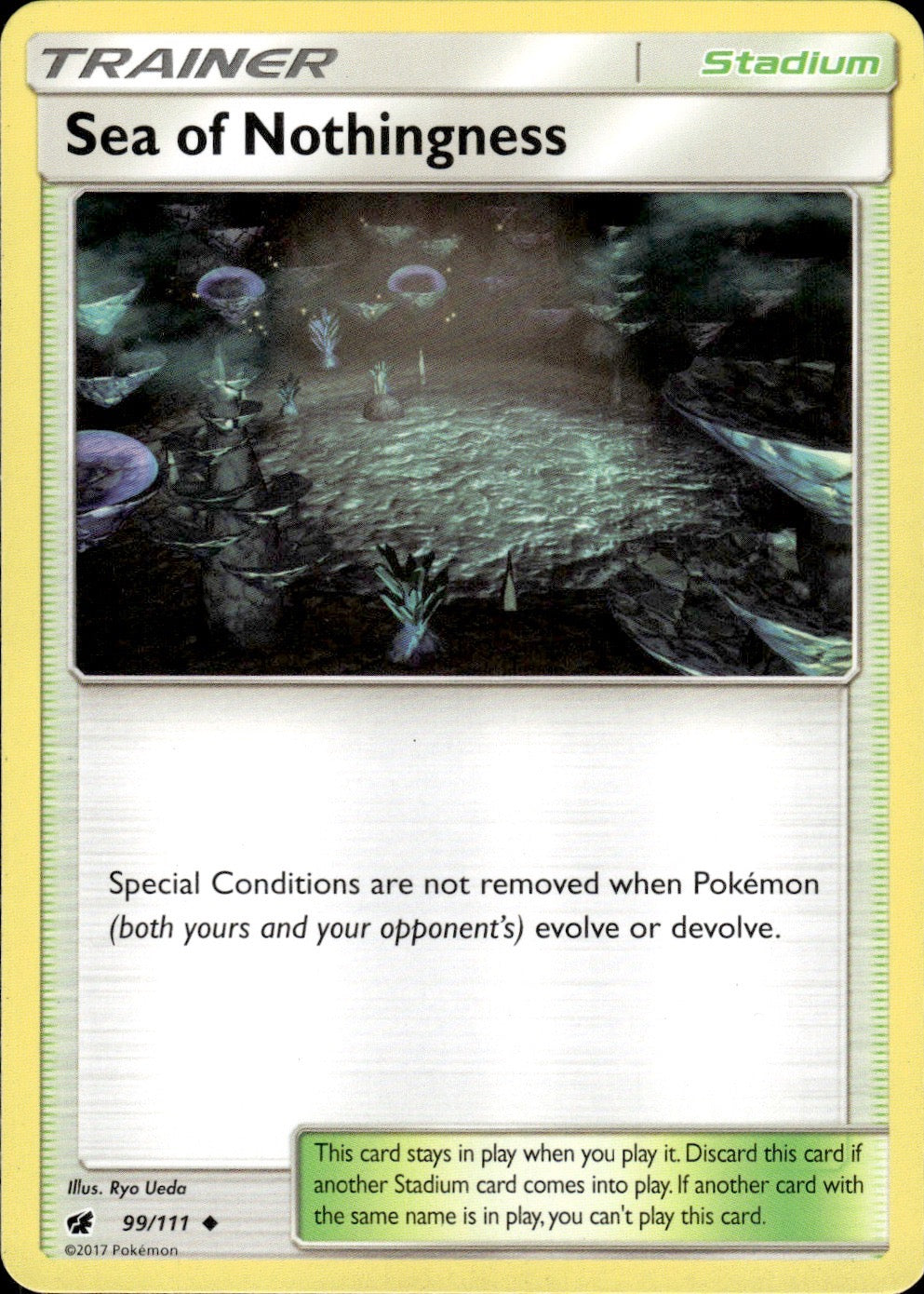 Sea of Nothingness 99/111 Uncommon Crimson Invasion Pokemon Lightly Played