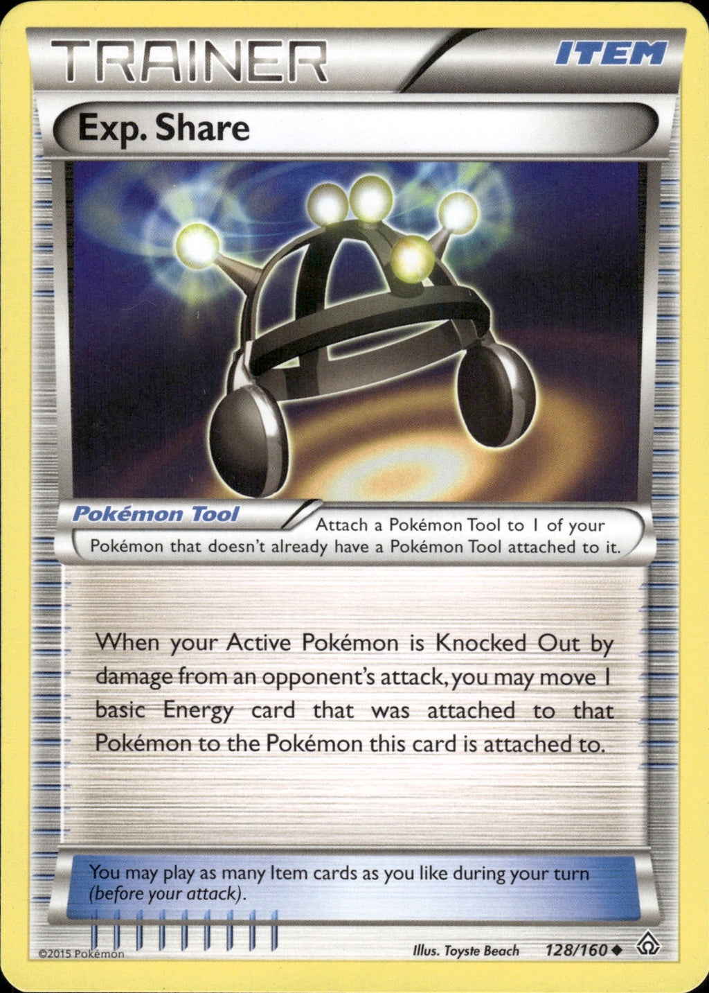 Exp. Share 128/160 Uncommon Primal Clash Pokemon Lightly Played
