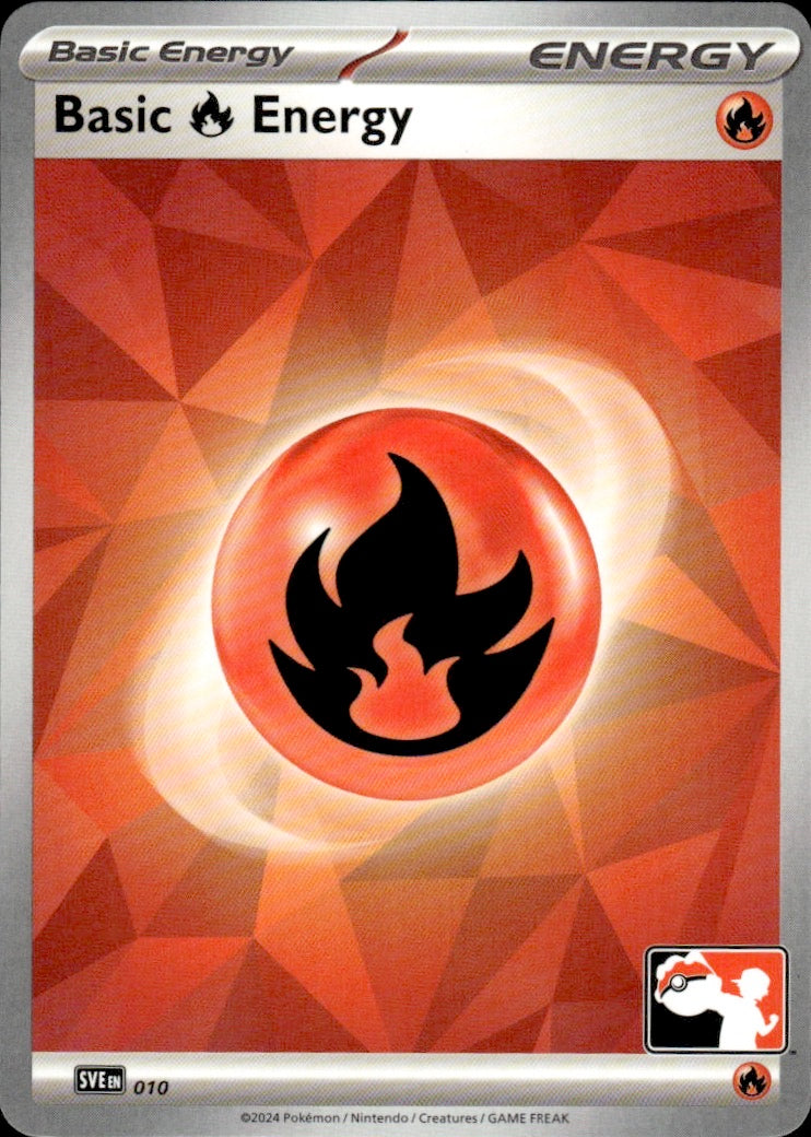 Basic Fire Energy 010 Common Prize Pack Series Cards Pokemon Lightly Played