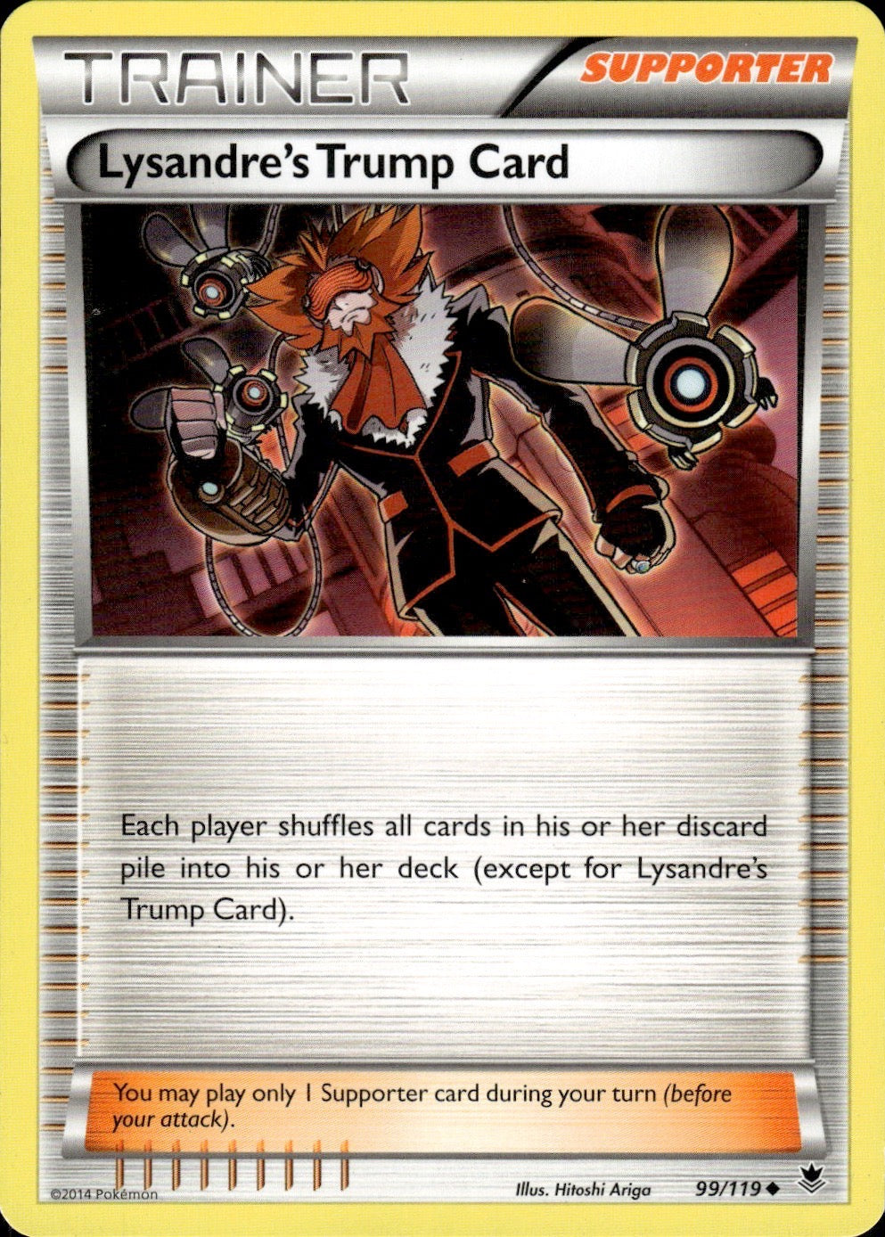 Lysandre's Trump Card 99/119 Uncommon Phantom Forces Pokemon Lightly Played