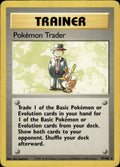 Pokemon Trader 77/102 Rare Base Set Unlimited Pokemon Lightly Played
