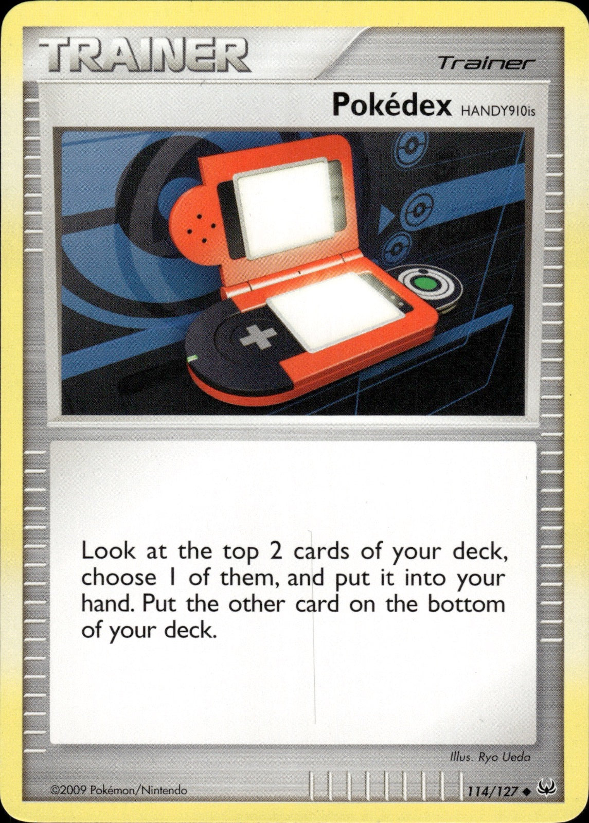 Pokedex HANDY910is 114/127 Uncommon Platinum Pokemon Lightly Played