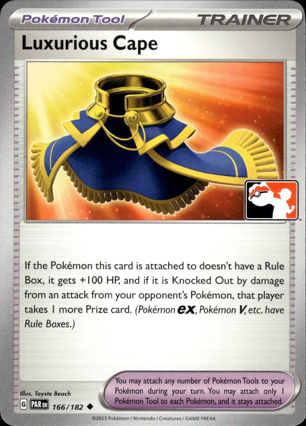 Luxurious Cape 166/182 Uncommon Prize Pack Series Cards Pokemon Near Mint