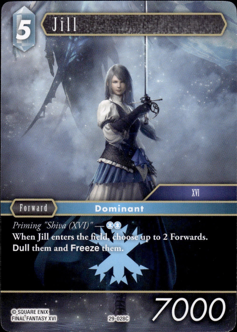 Jill 29-028C Common Blissful Eternity Final Fantasy Near Mint