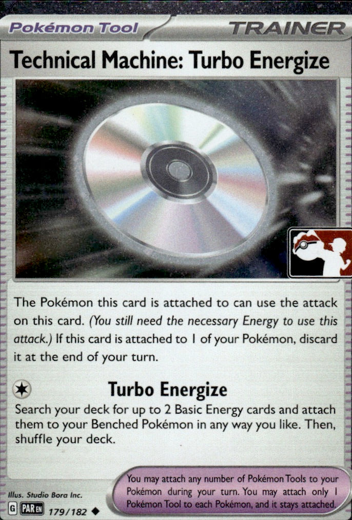 Technical Machine: Turbo Energize 179/182 Holo Prize Pack Series Cards LP