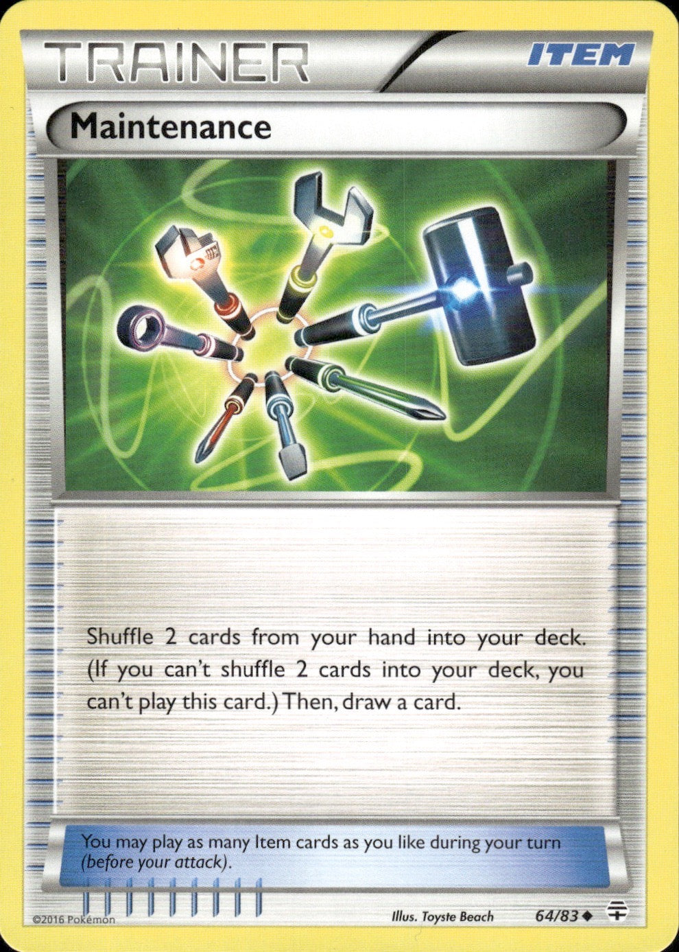 Maintenance 64/83 Uncommon Generations Pokemon Lightly Played