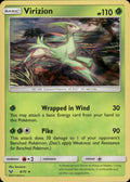 Virizion 8/73 Holo Rare Shining Legends Pokemon Lightly Played