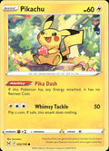 Pikachu 052/196 Common Lost Origin Pokemon Lightly Played