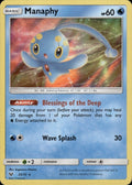 Manaphy 25/73 Holo Rare Shining Legends Pokemon Lightly Played