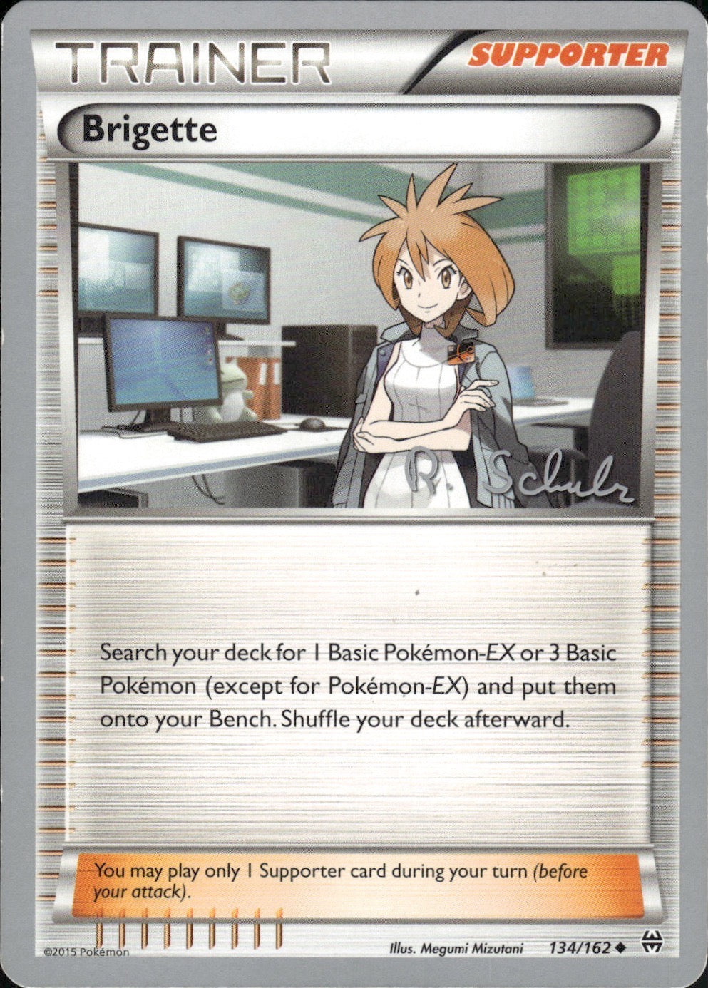 Brigette (Robin Schulz) 134/162 Uncommon World Championship Decks Pokemon LP