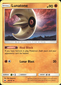 Lunatone 68/147 Uncommon Burning Shadows Pokemon Lightly Played