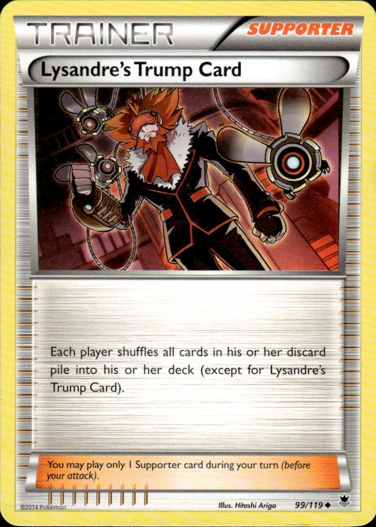 Lysandre's Trump Card 99/119 Uncommon Phantom Forces Pokemon Lightly Played
