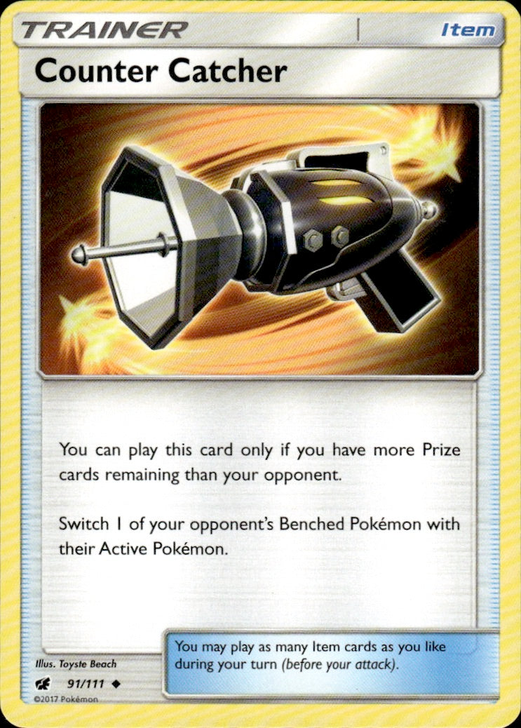 Counter Catcher 91/111 Uncommon Crimson Invasion Pokemon Lightly Played