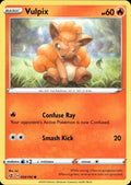 Vulpix 024/192 Common Rebel Clash Pokemon Lightly Played