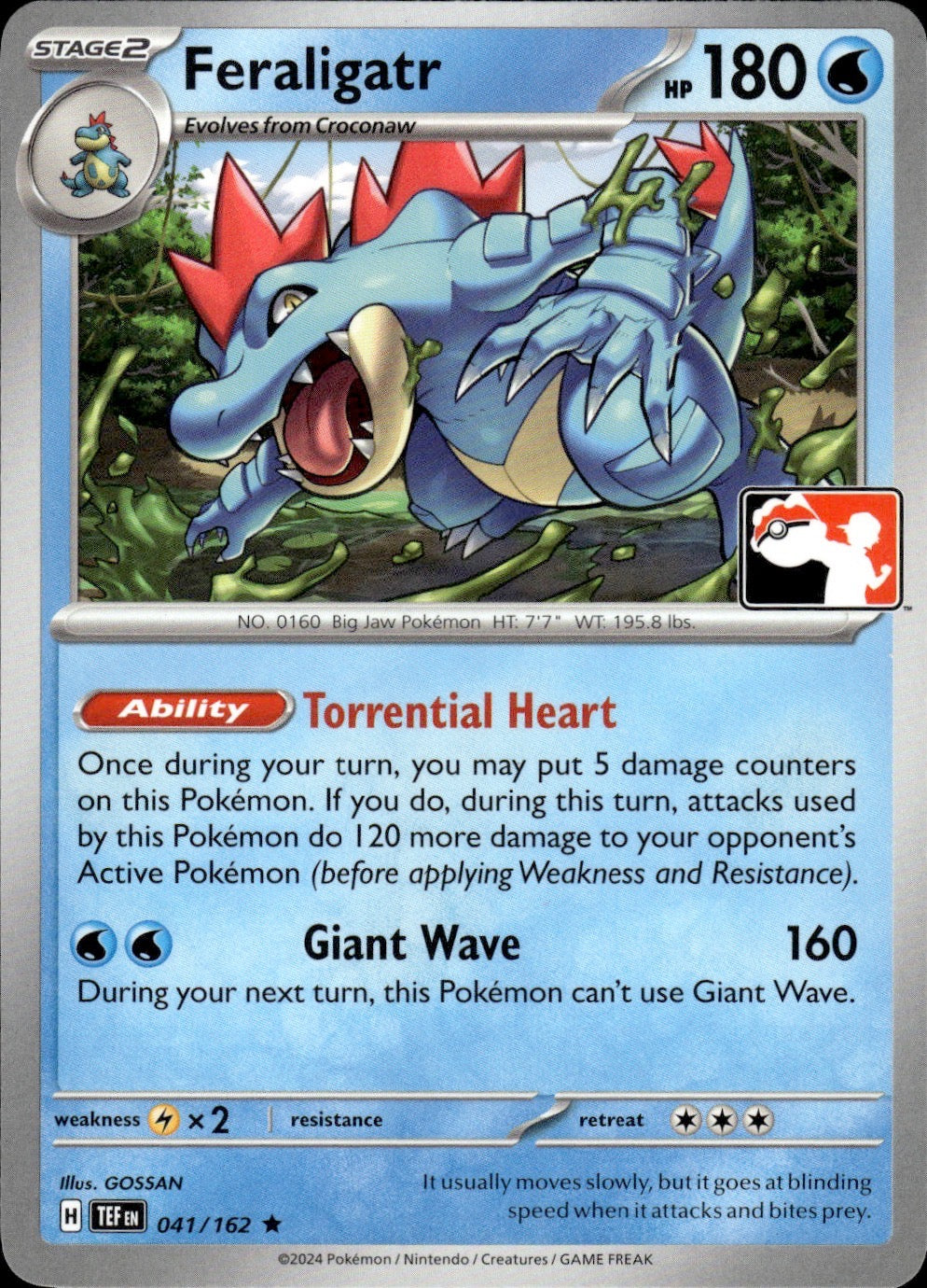 Feraligatr 41/162 Rare Deck Exclusives Pokemon Near Mint