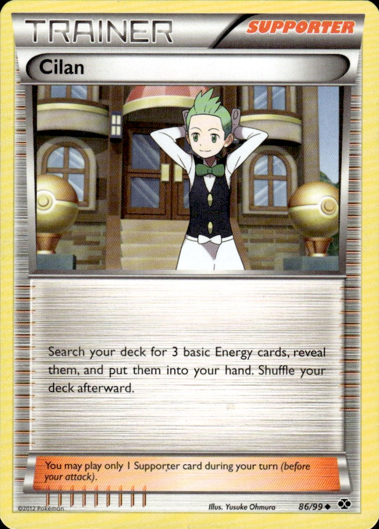 Cilan 86/99 Uncommon Next Destinies Pokemon Lightly Played