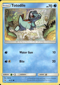 Totodile 18/73 Common Shining Legends Pokemon Lightly Played