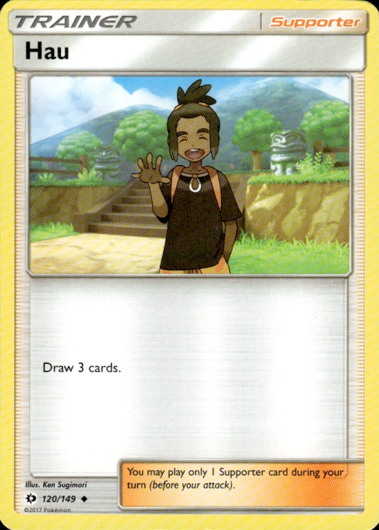 Hau (#33 Pikachu Stamped) 120/149 Promo Battle Academy Pokemon Lightly Played