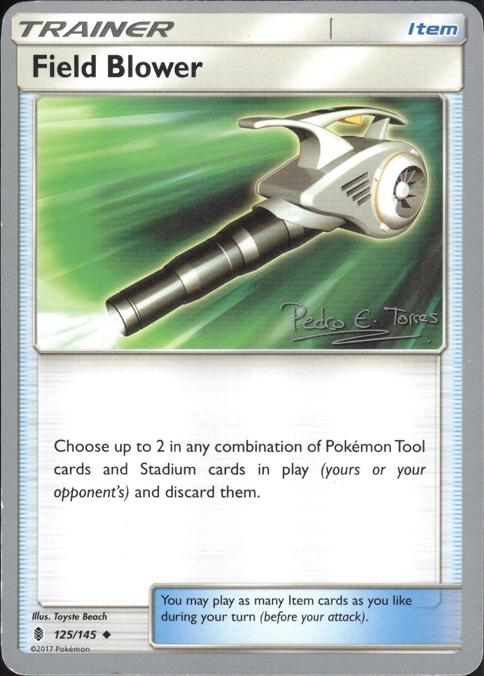Field Blower (Pedro Eugenio Torres) 125/145 World Championship Decks Pokemon LP