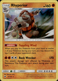 Rhyperior 67/147 Holo Rare Burning Shadows Pokemon Lightly Played