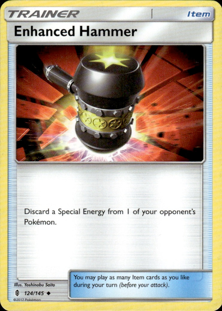 Enhanced Hammer 124/145 Uncommon Guardians Rising Pokemon Lightly Played