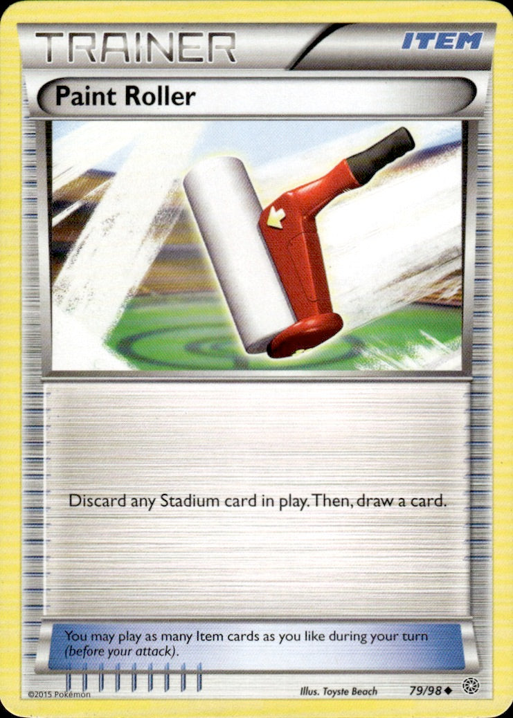 Paint Roller 79/98 Uncommon Ancient Origins Pokemon Lightly Played