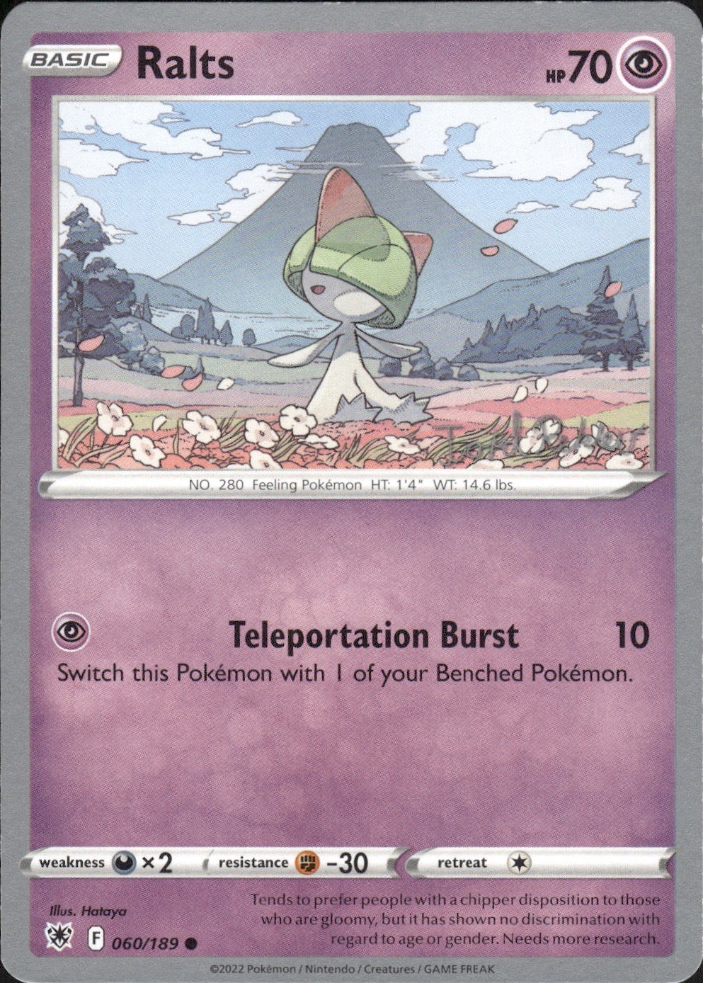 Ralts (060/189/) (Tord Reklev) 060/189 World Championship Decks Pokemon LP