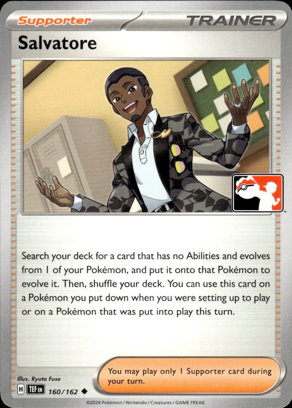 Salvatore 160/162 Uncommon Prize Pack Series Cards Pokemon Near Mint