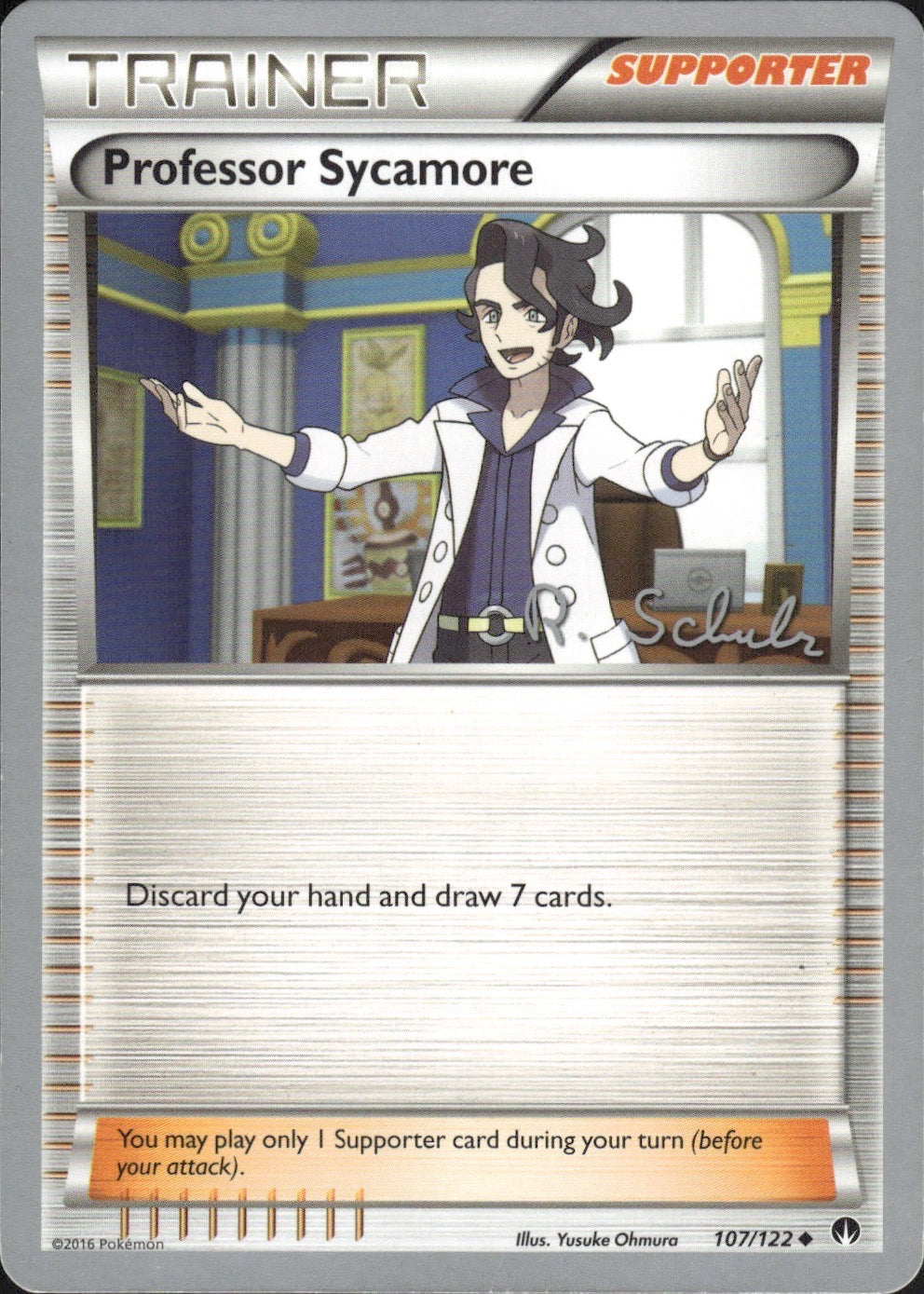 Professor Sycamore (Robin Schulz) 107/122 World Championship Decks Pokemon LP