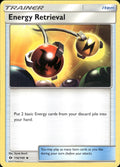 Energy Retrieval 116/149 Uncommon SM Base Set Pokemon Lightly Played