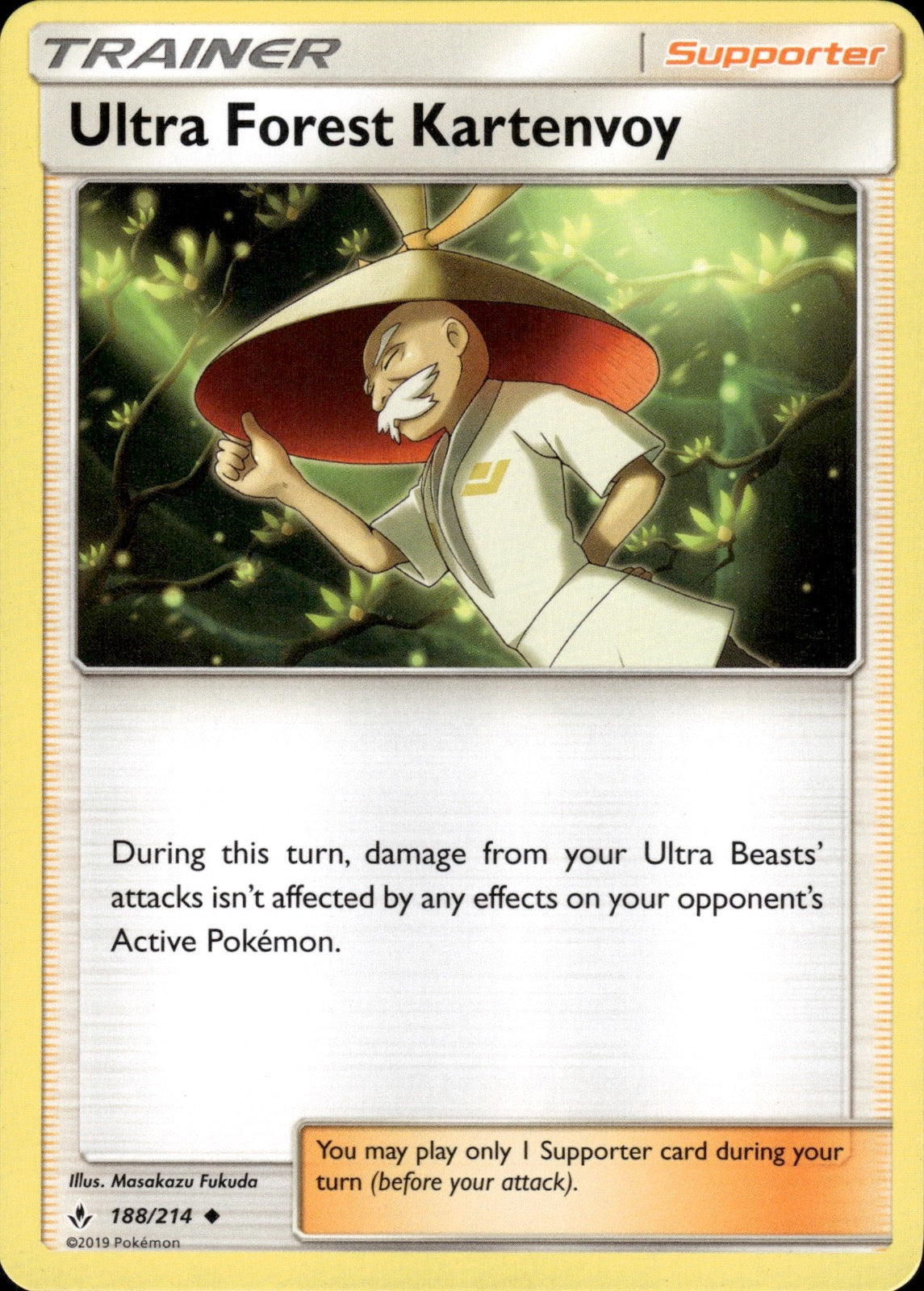 Ultra Forest Kartenvoy 188/214 Uncommon Unbroken Bonds Pokemon Lightly Played