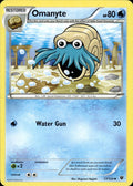 Omanyte 17/124 Uncommon Fates Collide Pokemon Lightly Played