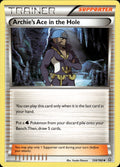 Archie's Ace in the Hole 124/160 Uncommon Primal Clash Pokemon Lightly Played