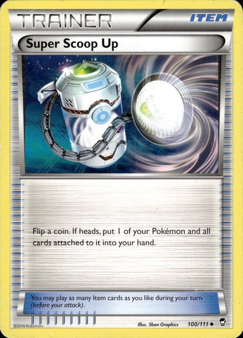 Super Scoop Up 100/111 Uncommon Furious Fists Pokemon Lightly Played