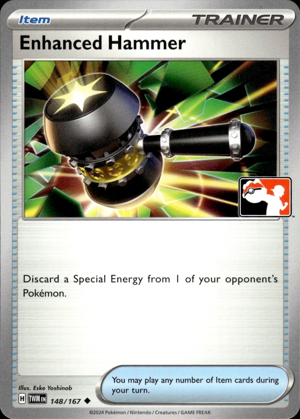 Enhanced Hammer 148/167 Uncommon Prize Pack Series Cards Pokemon Near Mint