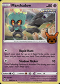 Marshadow 080/203 Holo Rare Trick or Trade BOOster 2023 Pokemon Lightly Played