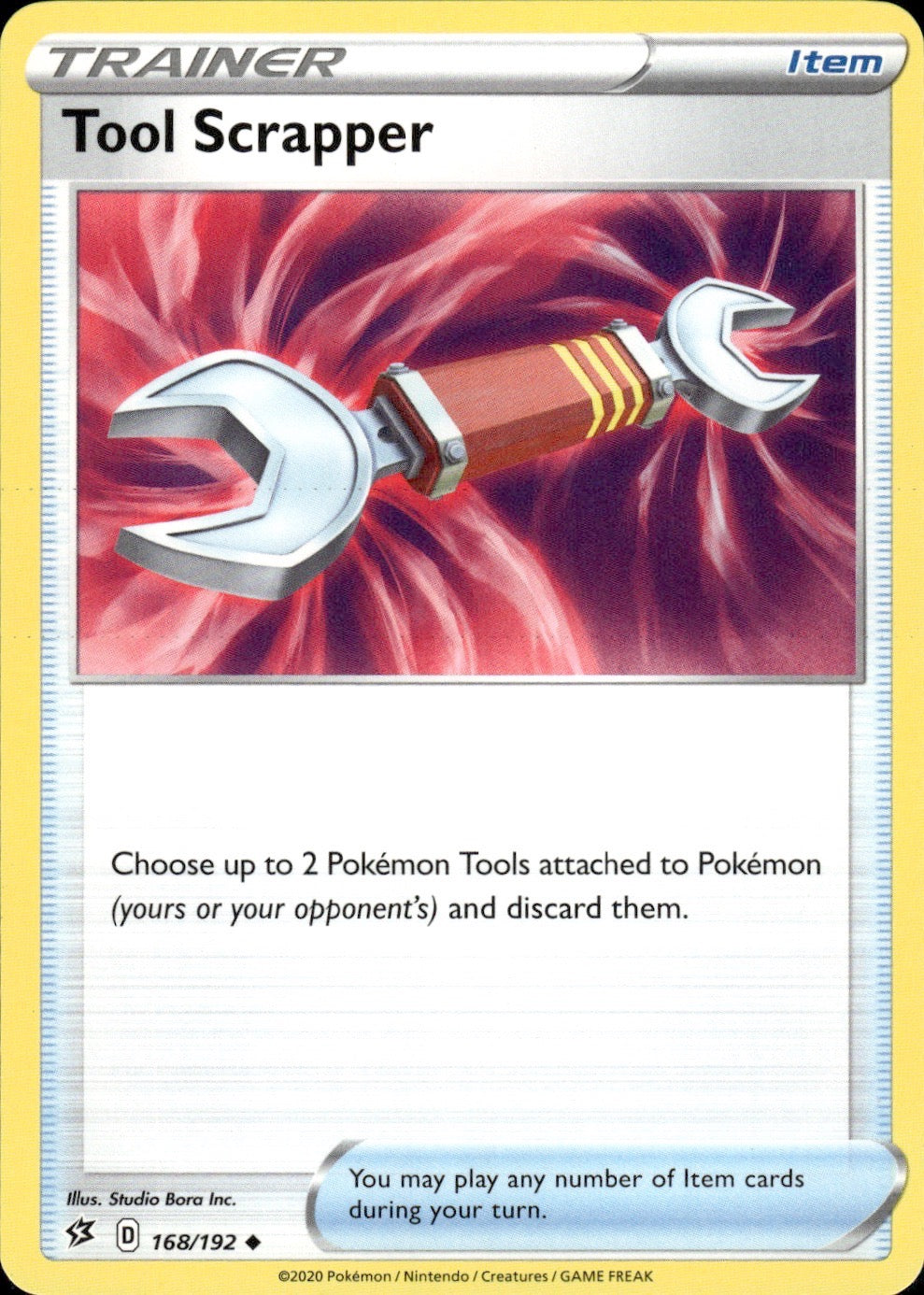 Tool Scrapper 168/192 Uncommon Rebel Clash Pokemon Lightly Played