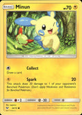 Minun 34/73 Common Shining Legends Pokemon Lightly Played