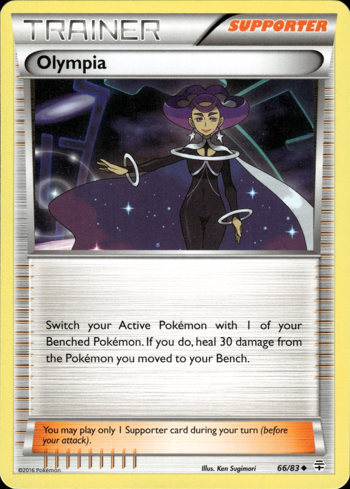 Olympia 66/83 Uncommon Generations Pokemon Lightly Played