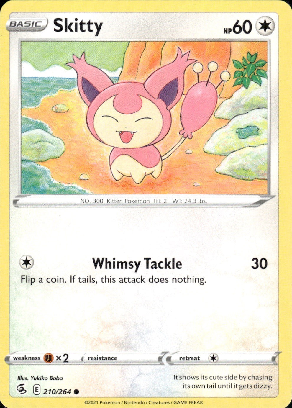 Skitty 210/264 Common Fusion Strike Pokemon Lightly Played