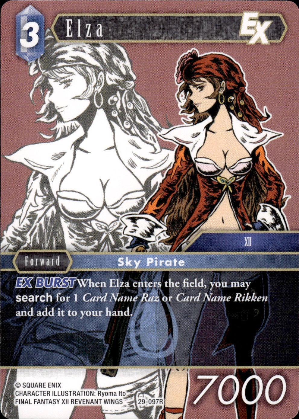 Elza EX 29-097R Rare Blissful Eternity Final Fantasy Near Mint