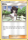 Wicke 127/147 Uncommon Burning Shadows Pokemon Lightly Played