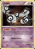 Unown 55/123 Uncommon HeartGold & SoulSilver Pokemon Lightly Played