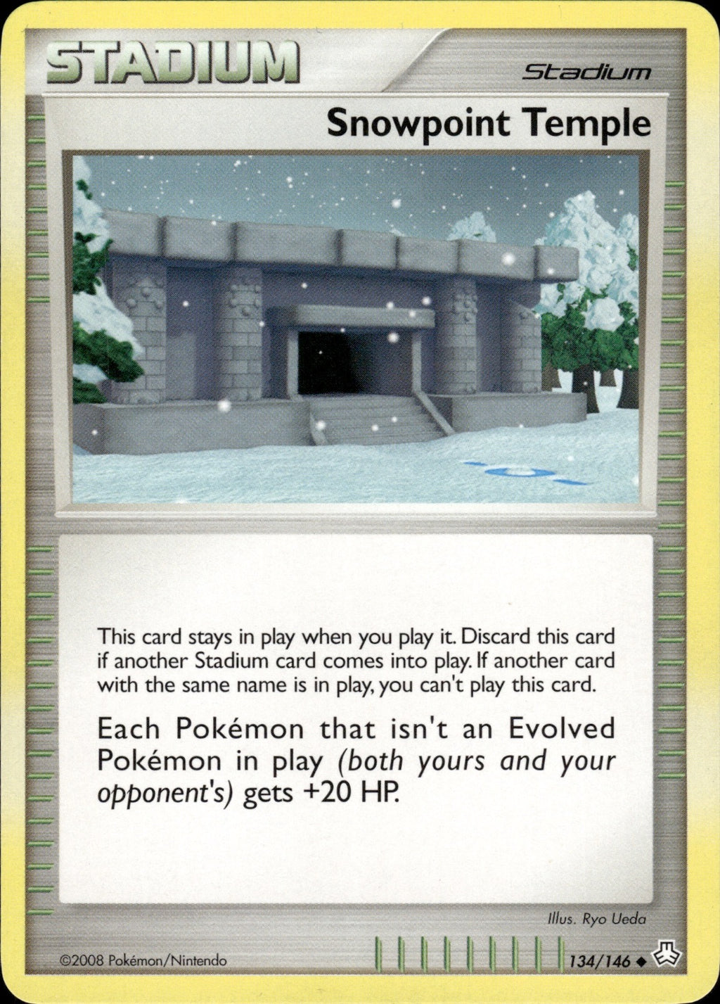 Snowpoint Temple 134/146 Uncommon Legends Awakened Pokemon Lightly Played