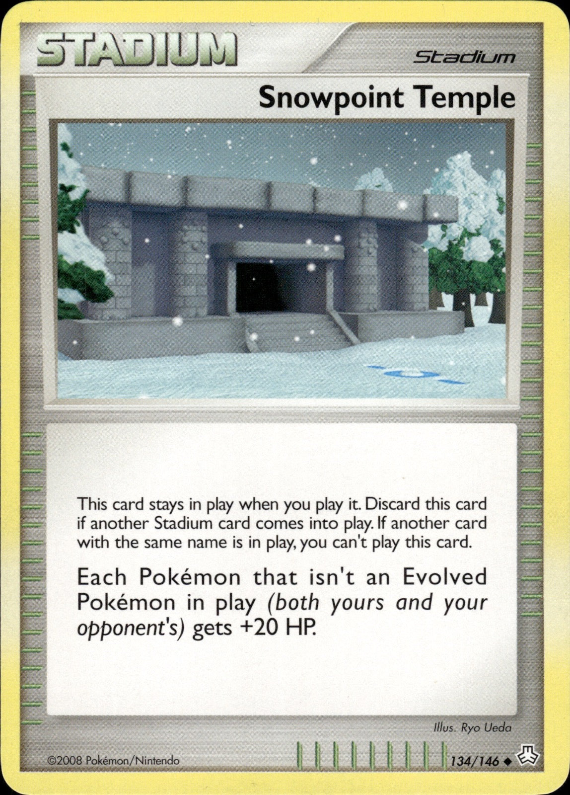 Snowpoint Temple 134/146 Uncommon Legends Awakened Pokemon Lightly Played