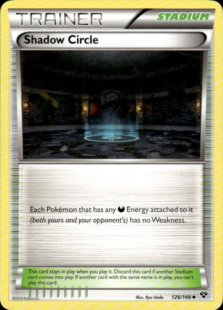Shadow Circle 126/146 Uncommon XY Base Set Pokemon Lightly Played