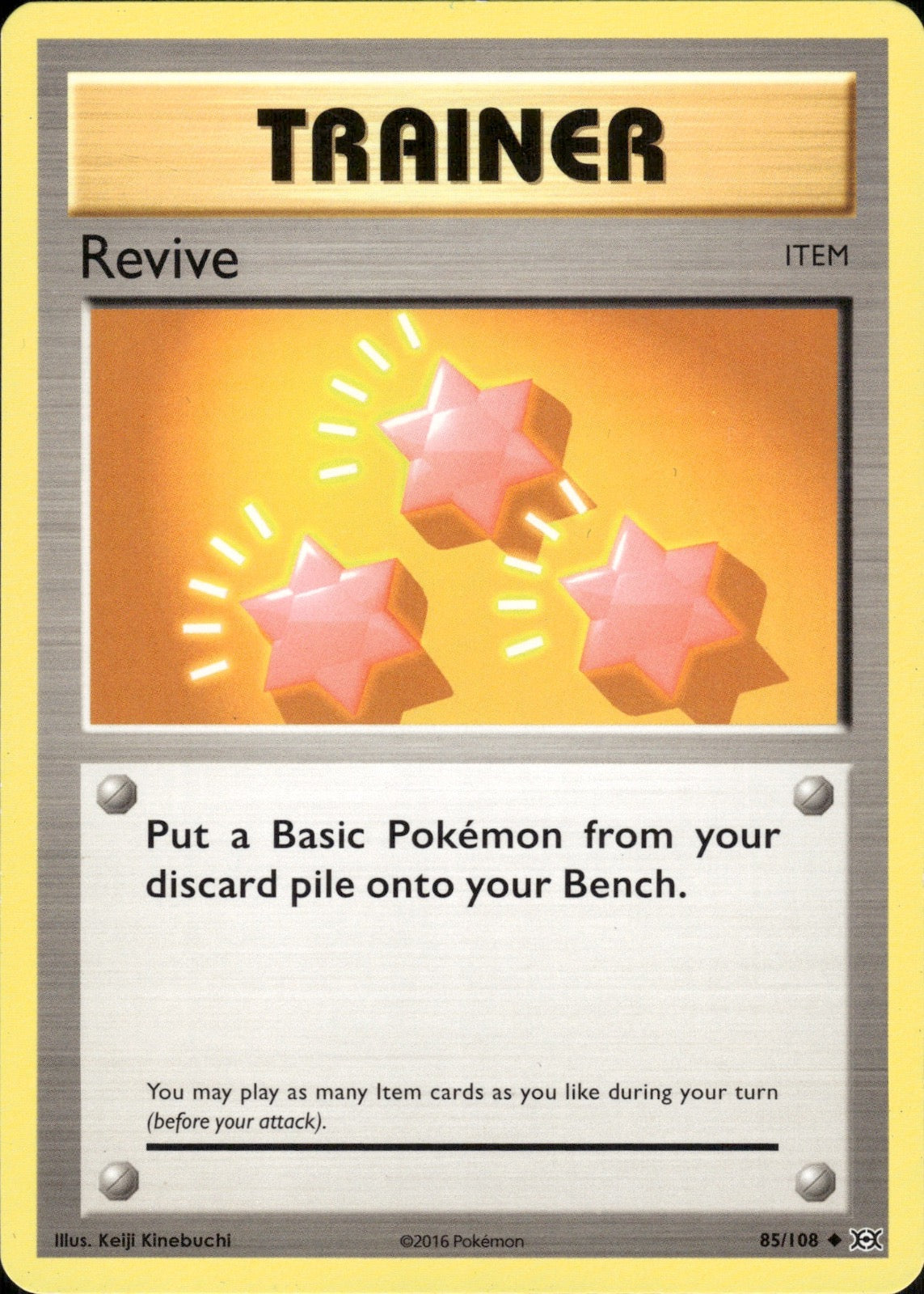 Revive 85/108 Uncommon Evolutions Pokemon Lightly Played
