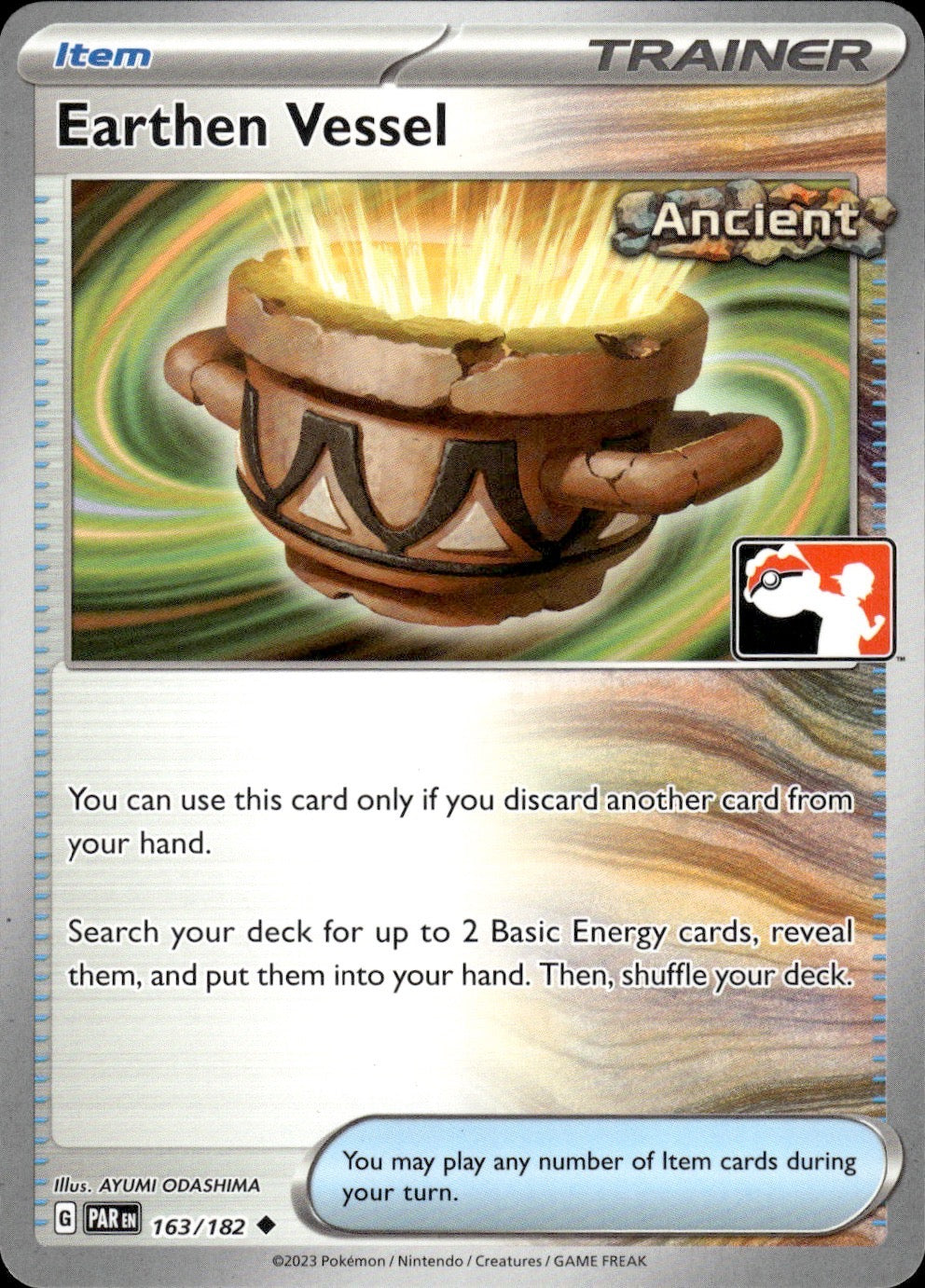Earthen Vessel 163/182 Uncommon Prize Pack Series Cards Pokemon Near Mint