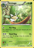 Simisage 6/162 Rare BREAKthrough Pokemon Lightly Played